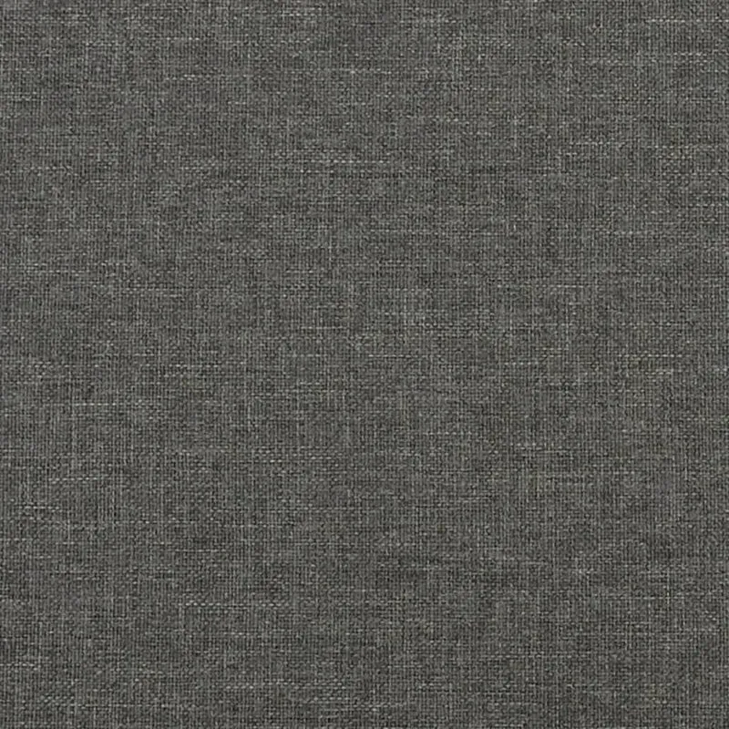 Sommier à lattes sur pieds cadre de lit 100x200 cm tissu gris foncé TDL0207151