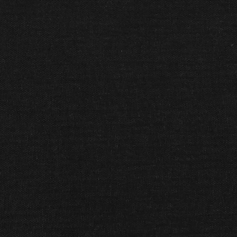 Sommier à lattes sur pieds cadre de lit 200x200 cm tissu noir TDL0206993