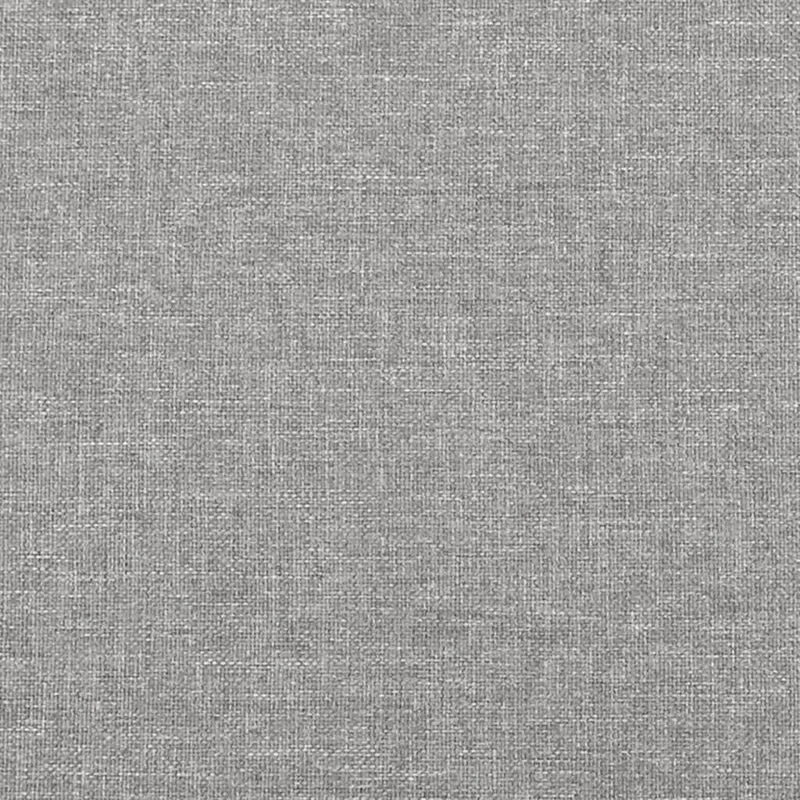 Sommier à lattes sur pieds cadre de lit 200x200 cm tissu gris clair TDL0207176