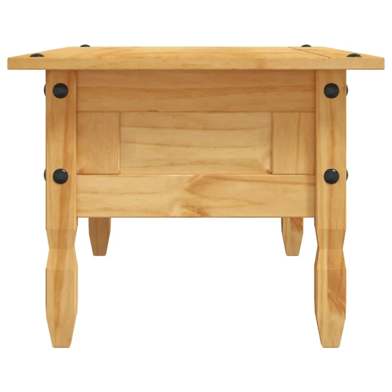 Table basse design moderne et contemporaine Pin me x icain Gamme Corona 100 x 55 x 44 cm marron DEC039906