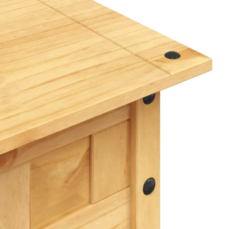 Table basse design moderne et contemporaine Pin me x icain Gamme Corona 100 x 55 x 44 cm marron DEC039906