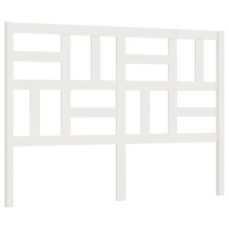 Tête de lit accessoire couchage chambre à coucher meuble 146 x 4 x 104 cm bois de pin blanc TDL0203848
