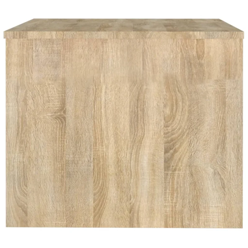Table basse avec plateau relevable design intemporel 80 x 50 x 40 cm bois d'ingénierie couleur chêne DEC038999