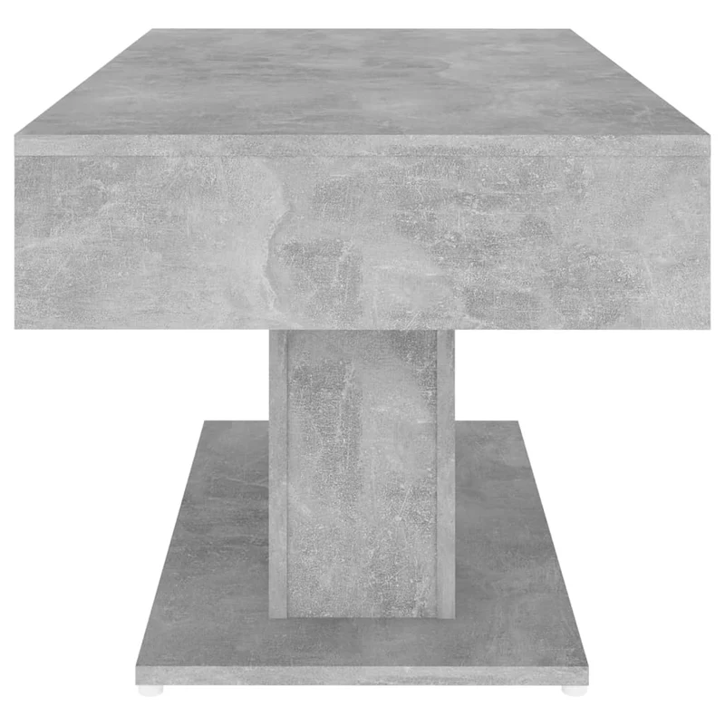 Table basse design moderne et contemporaine 96 x 50 x 45 cm bois d'ingénierie gris DEC039408