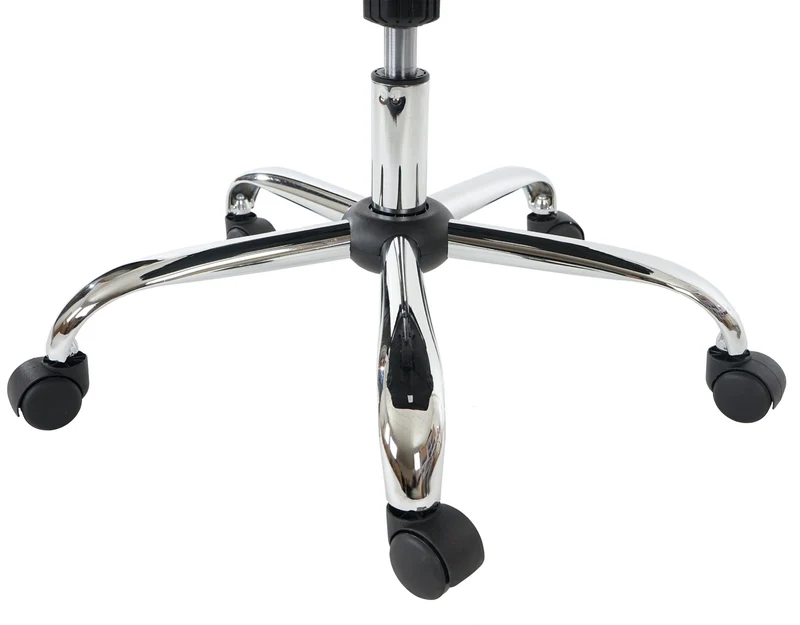 Chaise fauteuil de bureau sur roulettes ergonomique pivotant en tissu synthétique noir 04_0001897