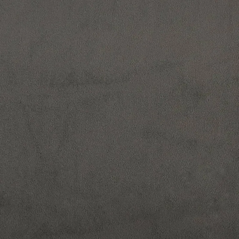 Tête de lit accessoire couchage chambre à coucher meuble 90 x 5 x 78/88 cm tissu velours gris foncé TDL0203160