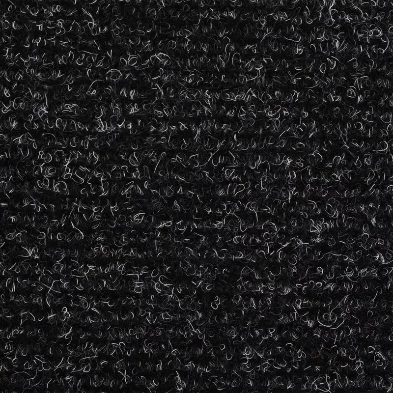 Tapis d'escalier Poinçon aiguilleté 15 pièces 65x21x4 cm Gris foncé DEC023311