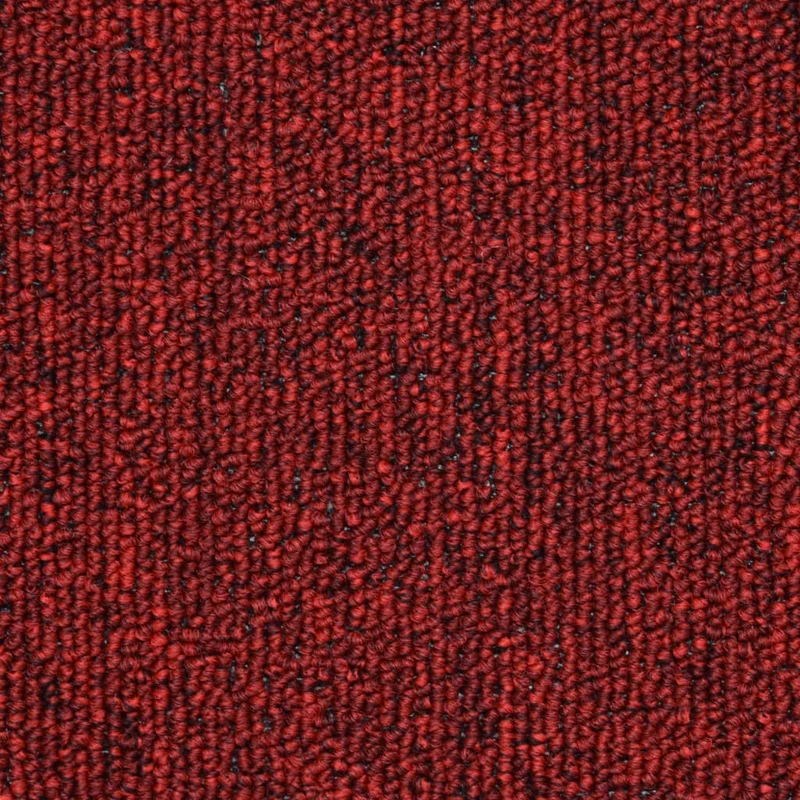 Tapis d'escalier 15 pièces Rouge bordeaux 65 x 24 x 4 cm DEC023557