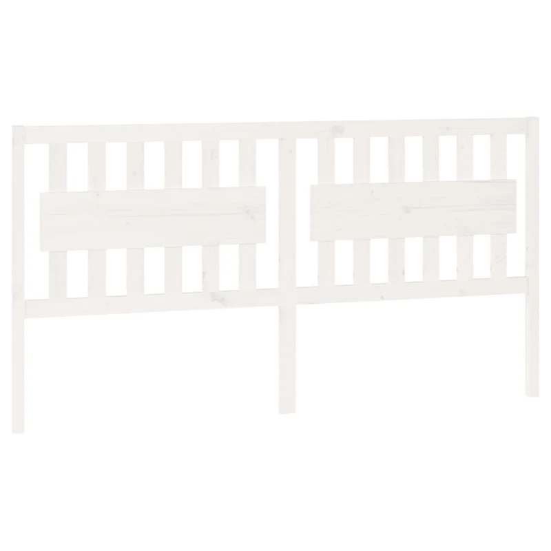 Tête de lit accessoire couchage chambre à coucher meuble 185,5 x 4 x 100 cm bois de pin blanc TDL0203765