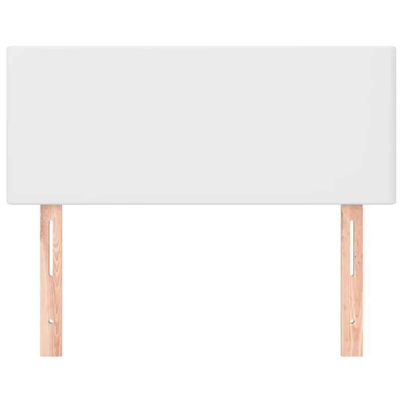 Tête de lit accessoire couchage chambre à coucher meuble 90 x 5 x 78/88 cm synthétique blanc TDL0203673