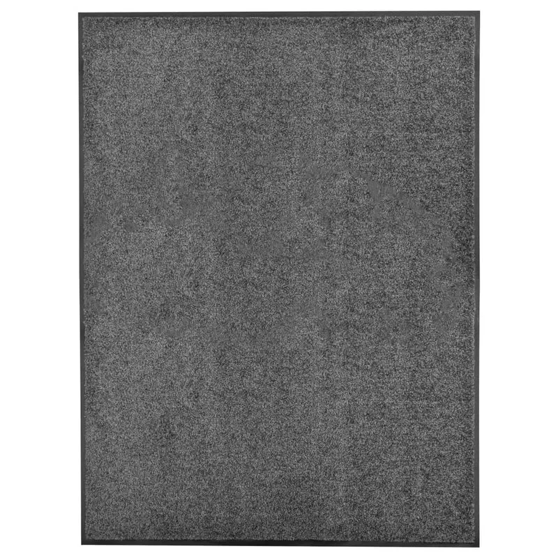 Paillasson lavable Anthracite 90x120 cm DEC023181