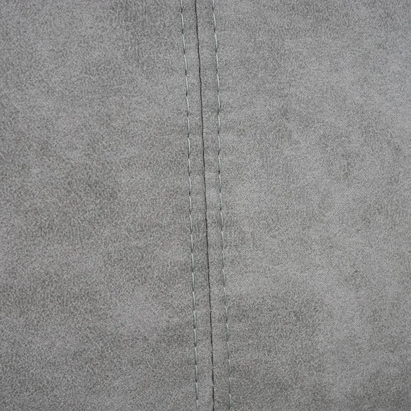Chaise de salle à manger bureau visiteur sans roulette design rétro en tissu gris pied en bois clair 04_0002154