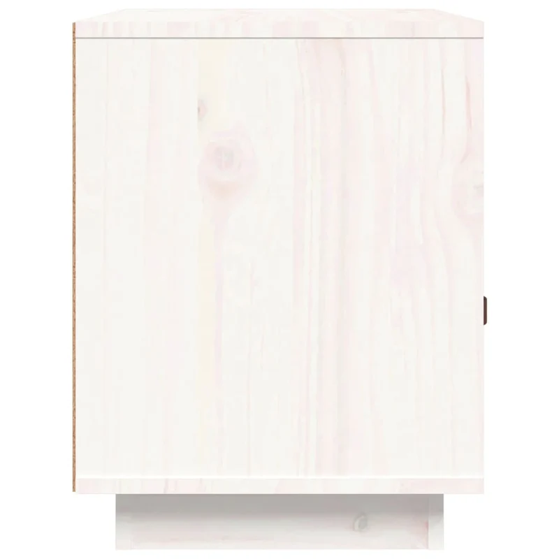 Lot de 2 tables de chevet avec tiroir et compartiment ouvert 40 x 34 x 45 cm bois de pin blanc DEC034906