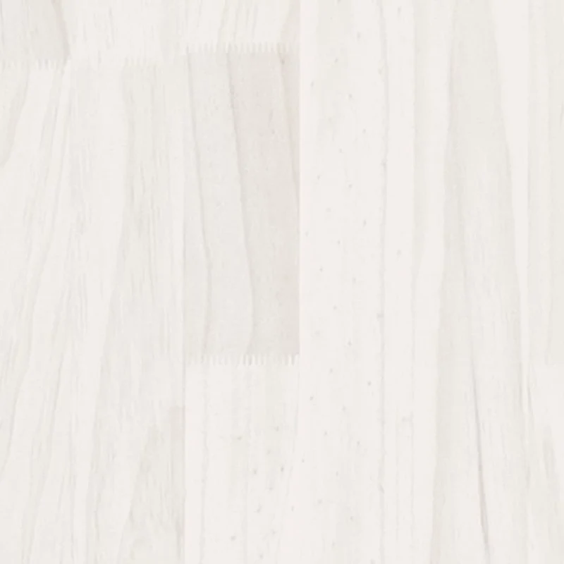 Lot de 2 tables de chevet avec étagère 40 x 30,5 x 40 cm bois de pin blanc DEC034885