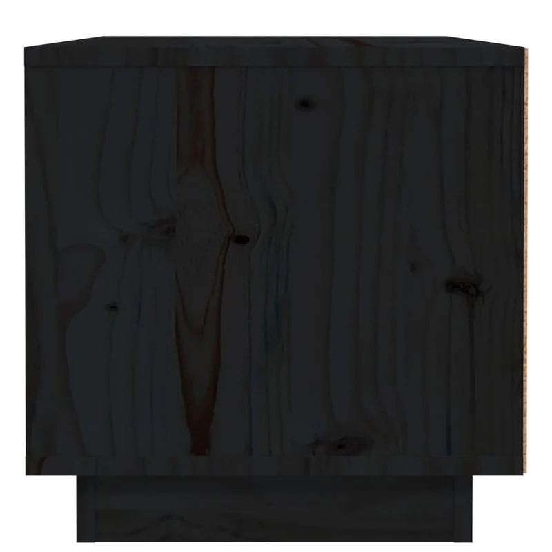 Lot de 2 tables de chevet avec tiroir 40 x 34 x 35 cm bois de pin noir DEC035522