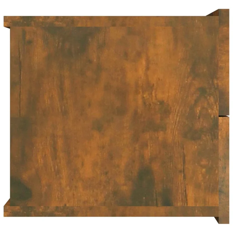 Lot de 2 tables de chevet avec tiroirs 40 x 30 x 30 cm bois d'ingénierie marron DEC035071
