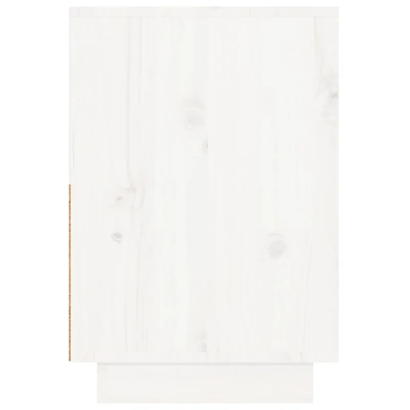 Lot de 2 tables de chevet avec tiroir et compartiment 60 x 34 x 51 cm bois de pin blanc DEC034976