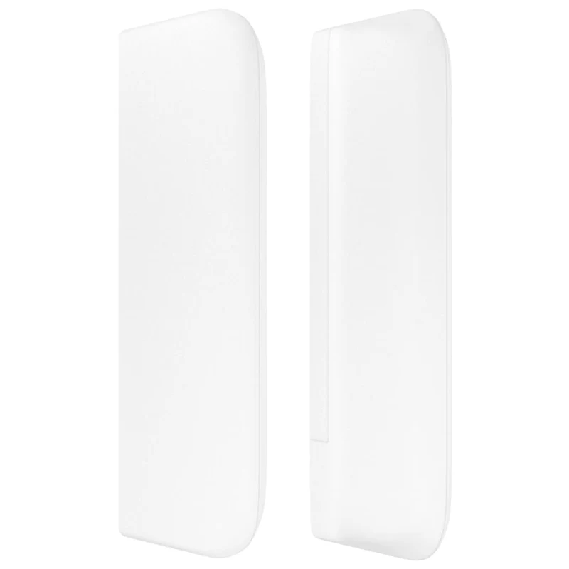 Tête de lit accessoire couchage chambre à coucher meuble avec rebord latéral 147 x 16 x 78/88 cm synthétique blanc TDL0205793