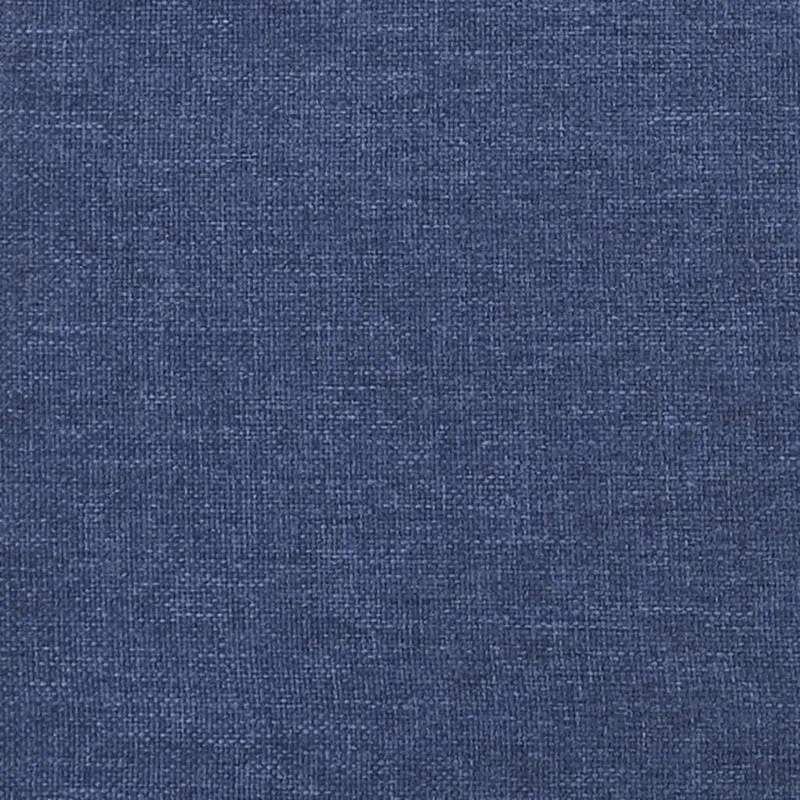 Sommier à lattes sur pieds cadre de lit 200x200 cm tissu bleu TDL0207332