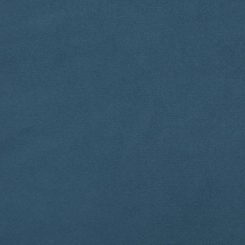 Sommier à lattes sur pieds cadre de lit 140x200 cm tissu velours bleu foncé TDL0207311