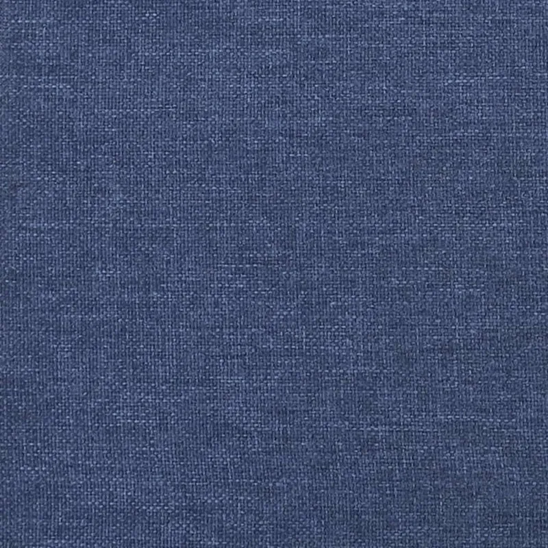 Sommier à lattes sur pieds cadre de lit 90x190 cm tissu bleu TDL0207324
