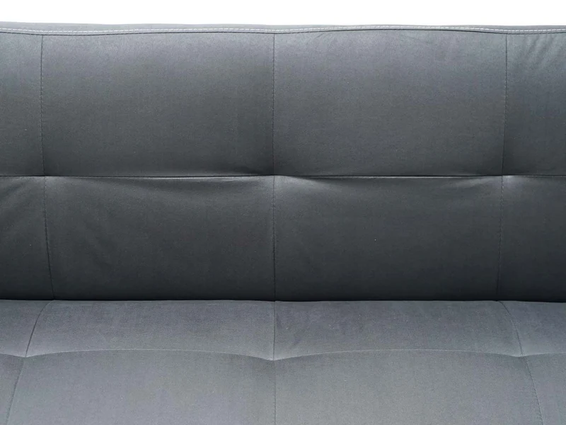 Canapé 3 places canapé-lit d'appoint pliant fonction de couchage 195cm tissu/textile gris 04_0004911