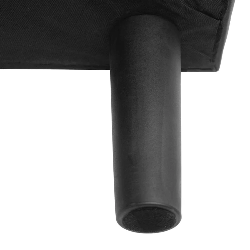 Canapé 3 places canapé-lit d'appoint pliant fonction de couchage 195cm tissu/textile gris 04_0004911
