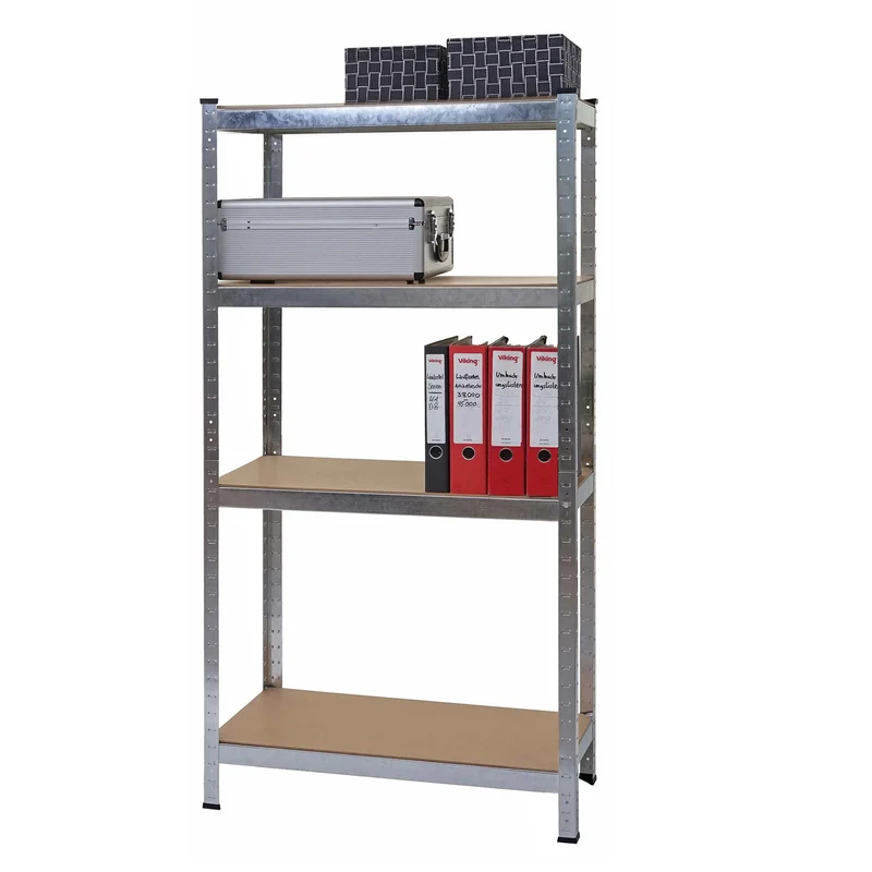 Étagère pour charges lourdes rangement 160x80x40cm capacité de charge jusqu'à 320kg métal galvanisée 04_0003399