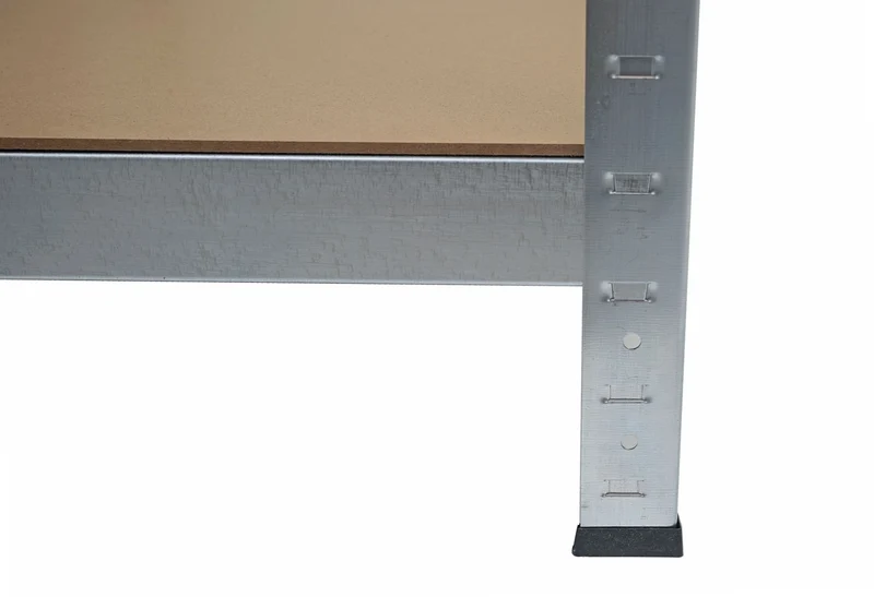 Étagère pour charges lourdes rangement 160x80x40cm capacité de charge jusqu'à 320kg métal galvanisée 04_0003399
