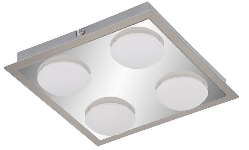 Plafonnier LED Briloner plafonnier lampe de salle de bain, avec ampoule à 4 lumières 04_0001382