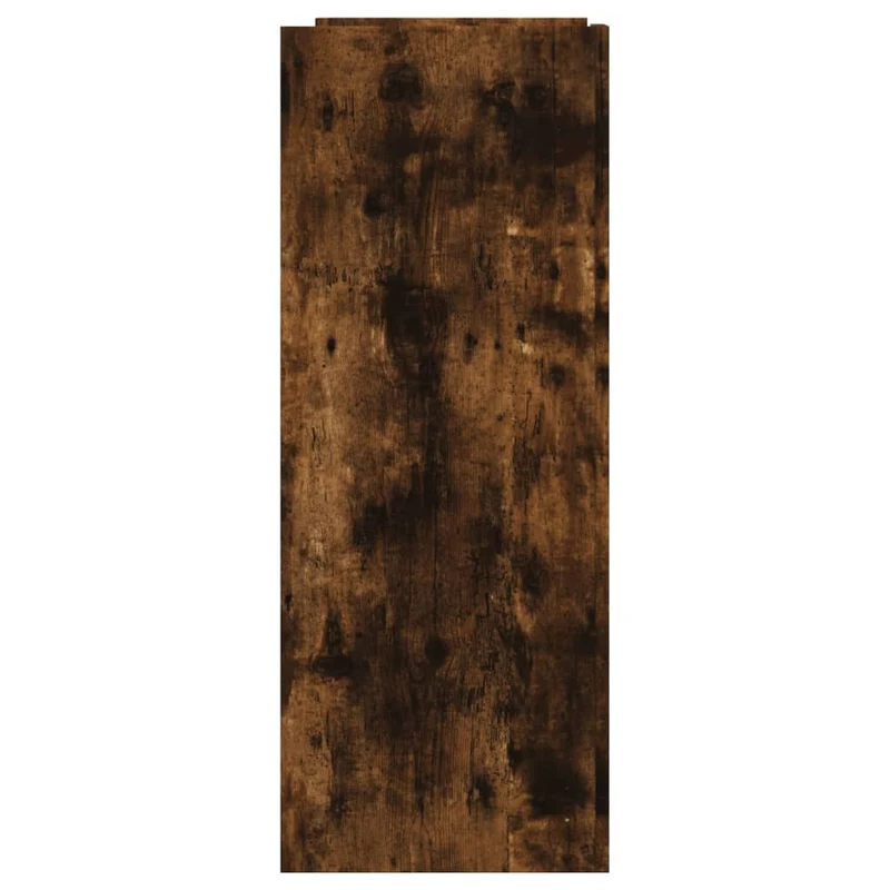 Table console d'entrée fonctionnel et stylé avec étagères 100 x 35 x 90 cm bois d'ingénierie marron DEC031771