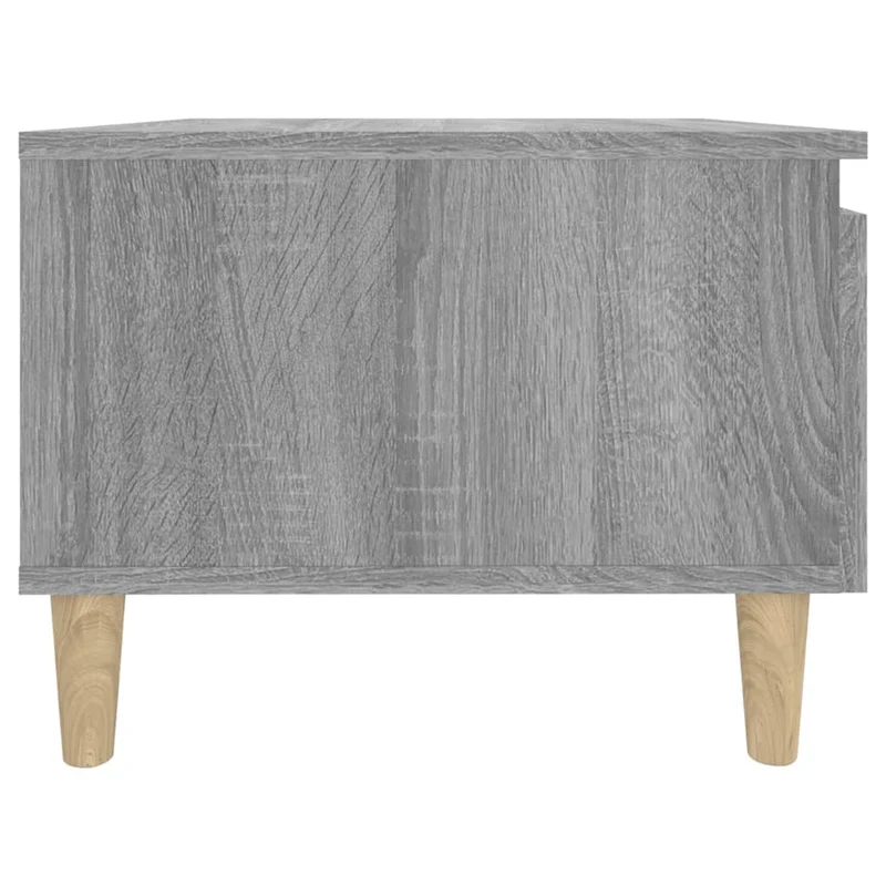 Lot de 2 tables de chevets avec tiroir 50 x 46 x 35 cm en bois ingénierie gris DEC032649