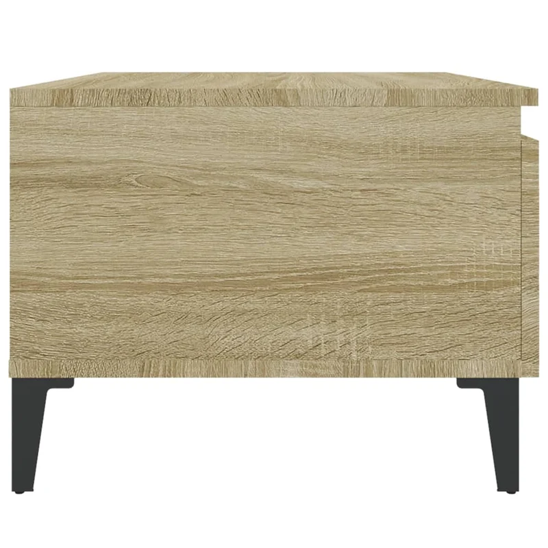 Lot de 2 tables de chevets avec tiroir 50 x 46 x 35 cm bois ingénierie couleur chêne DEC032631