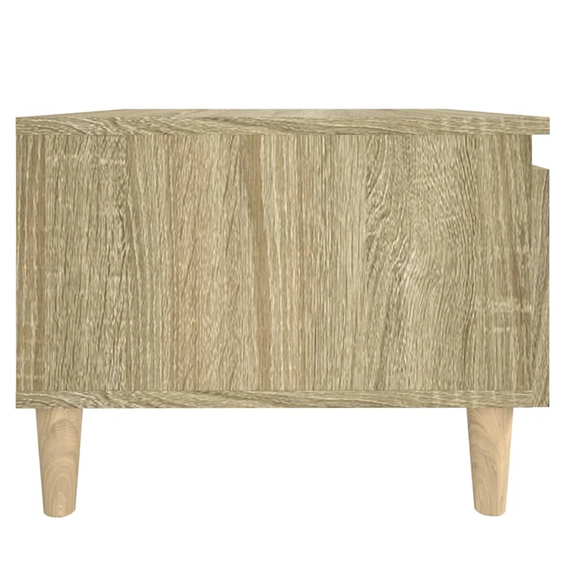 Lot de 2 tables d'appoint chevet avec tiroir 50 x 46 x 35 cm bois ingénierie couleur chêne DEC032630