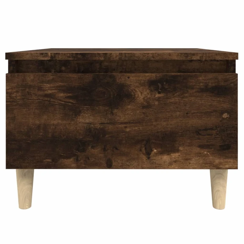 Lot de 2 tables de chevets avec tiroir 50 x 46 x 35 cm en bois ingénierie marron DEC032620