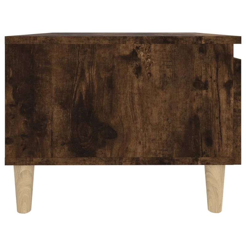 Lot de 2 tables de chevets avec tiroir 50 x 46 x 35 cm en bois ingénierie marron DEC032620