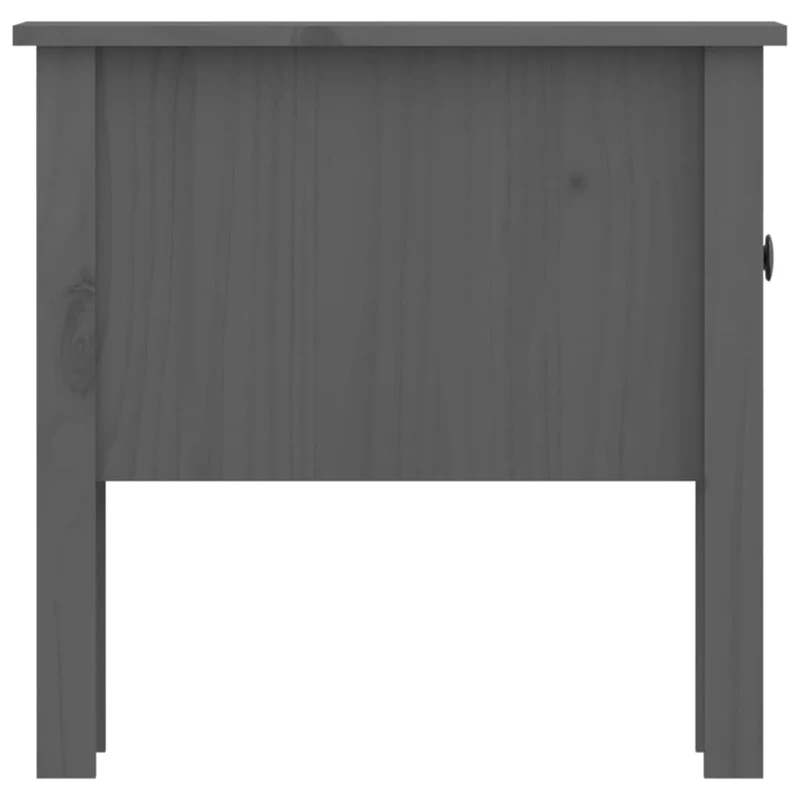 Lot de 2 tables de chevets avec tiroir 50 x 50 x 49 cm en bois massif de pin gris DEC032634