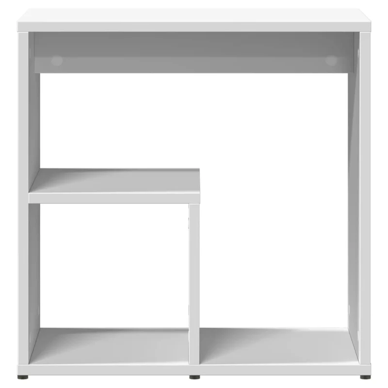 Lot de 2 tables de meuble de salon chevets 50 x 30 x 50 cm bois d’ingénierie blanc DEC032613