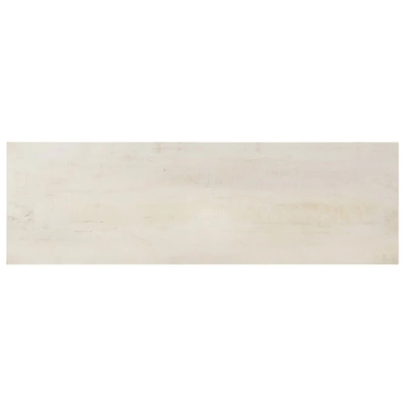 Table d'appoint console pratique pour une entrée organisée 115 x 35 x 77 cm bois de manguier blanc DEC031697