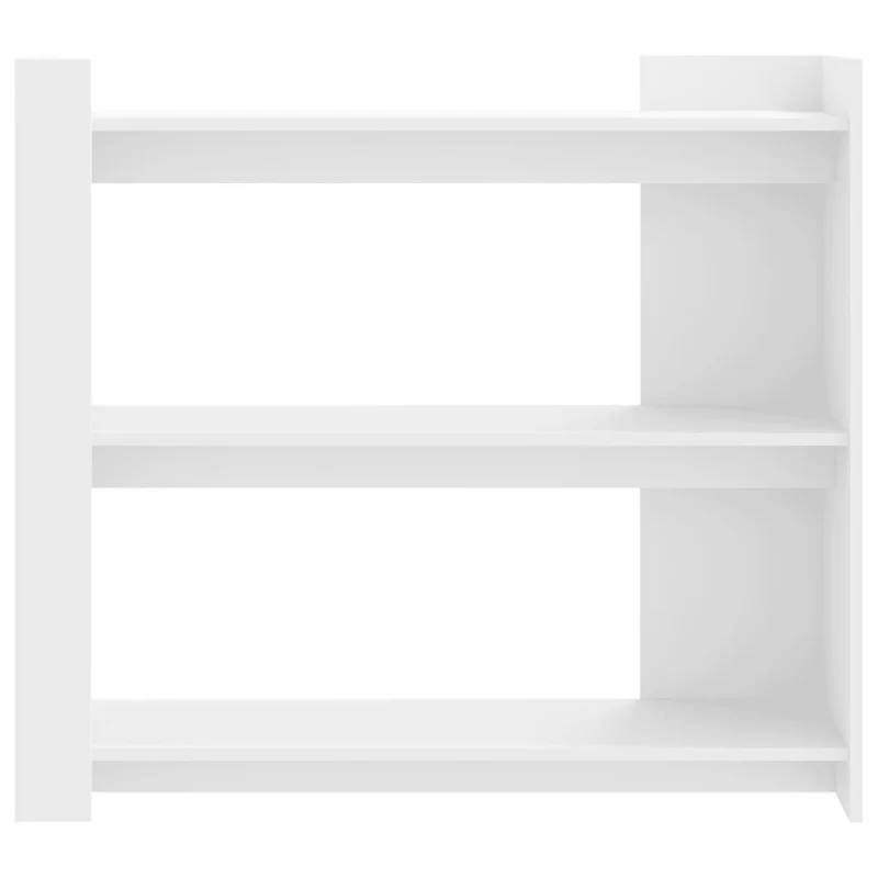 Table d'appoint console pratique pour une entrée organisée 100 x 35 x 90 cm bois d’ingénierie blanc DEC031682