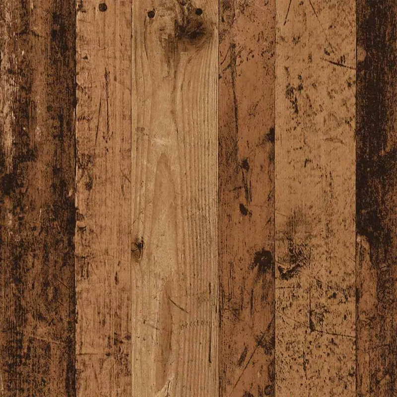 Lot de 2 tables de chevet avec tiroirs 50 x 32 x 60 cm bois d'ingénierie marron DEC035779