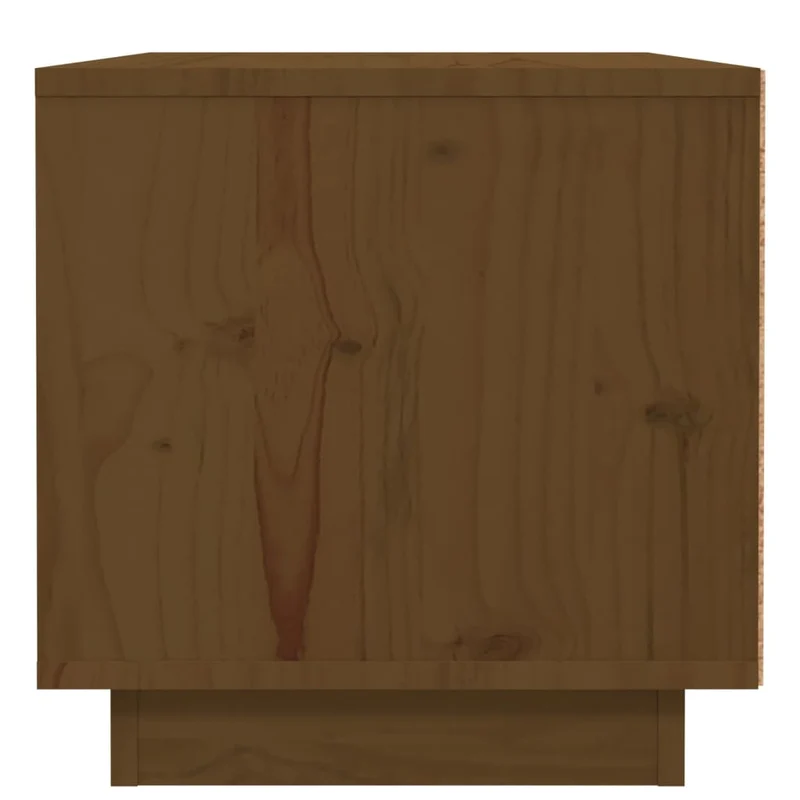 Lot de 2 tables de chevet avec tiroir 40 x 34 x 35cm bois de pin couleur marron miel DEC035918