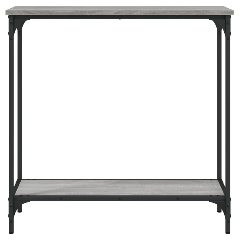 Table d'appoint console pratique pour une entrée organisée 75 x 30,5 x 75 cm bois d'ingénierie et métal DEC032239