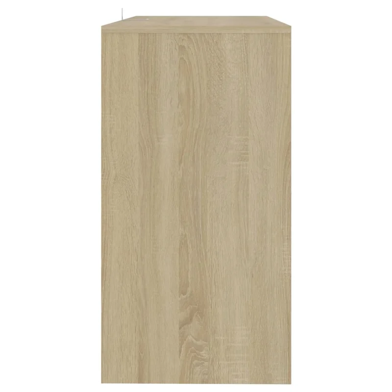 Table d'appoint console pratique avec tiroirs pour une entrée organisée 89 x 41 x 76,5 cm bois d'ingénierie beige DEC031966