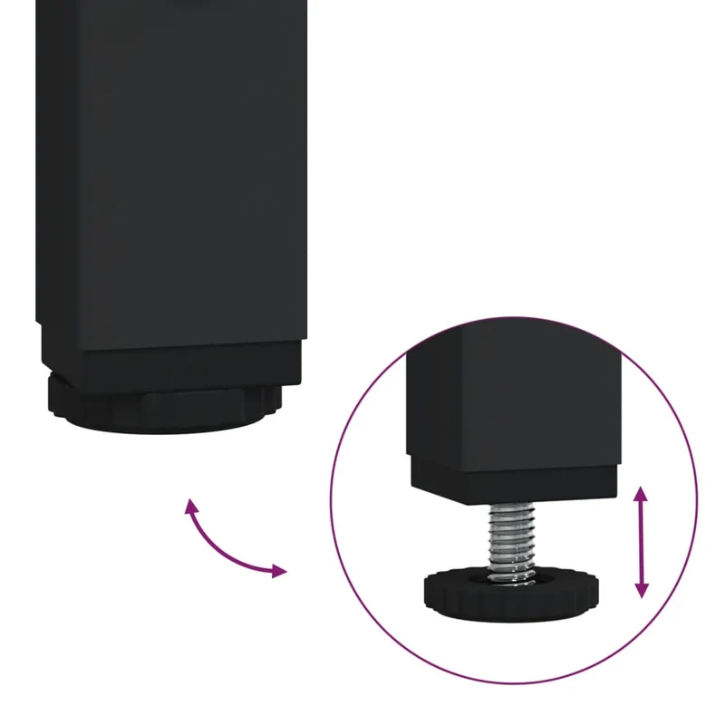 Table d'appoint console pratique avec étagères pour une entrée organisée 100 x 29 x 75 cm bois d'ingénierie marron et métal DEC031756