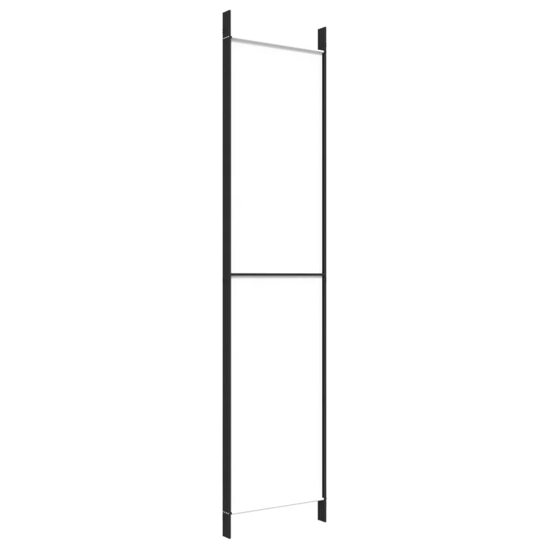 Paravent séparateur de pièce cloison 4 panneaux 200 x 220 cm tissu blanc et fer DEC030840
