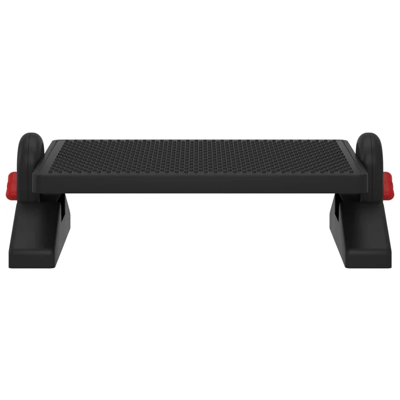 Repose-pieds de bureau ergonomique 2 hauteurs 50 x 30,5 x 17 cm HIPS noir DEC030695