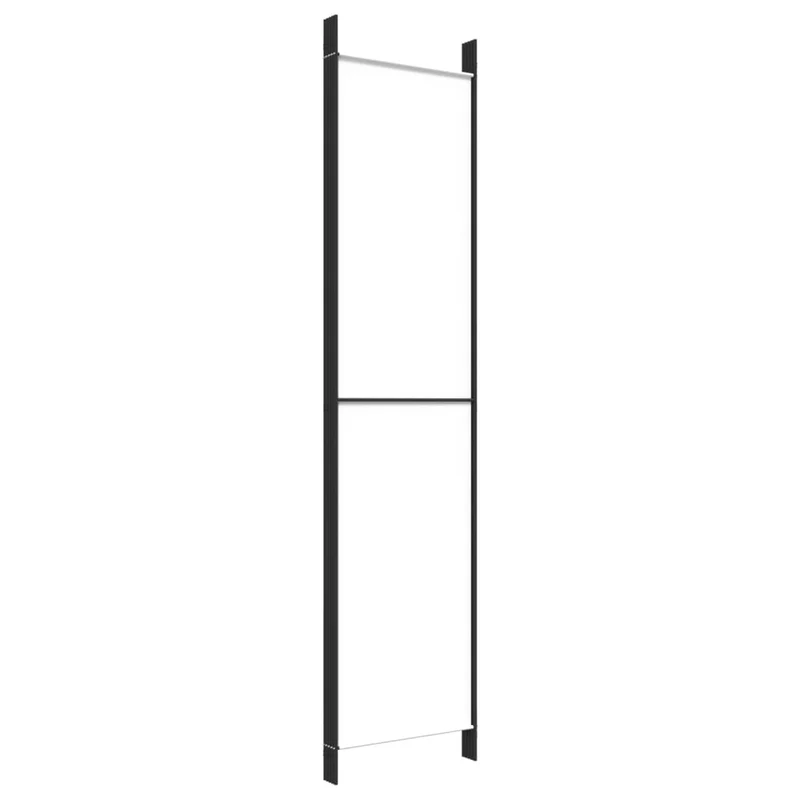 Paravent séparateur de pièce cloison 5 panneaux 250 x 220 cm tissu blanc et fer DEC030948