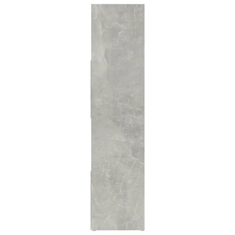Bibliothèque avec beaucoup d'espace de rangement 105 x 24 x 102 cm bois d'ingénierie couleur gris béton DEC030705