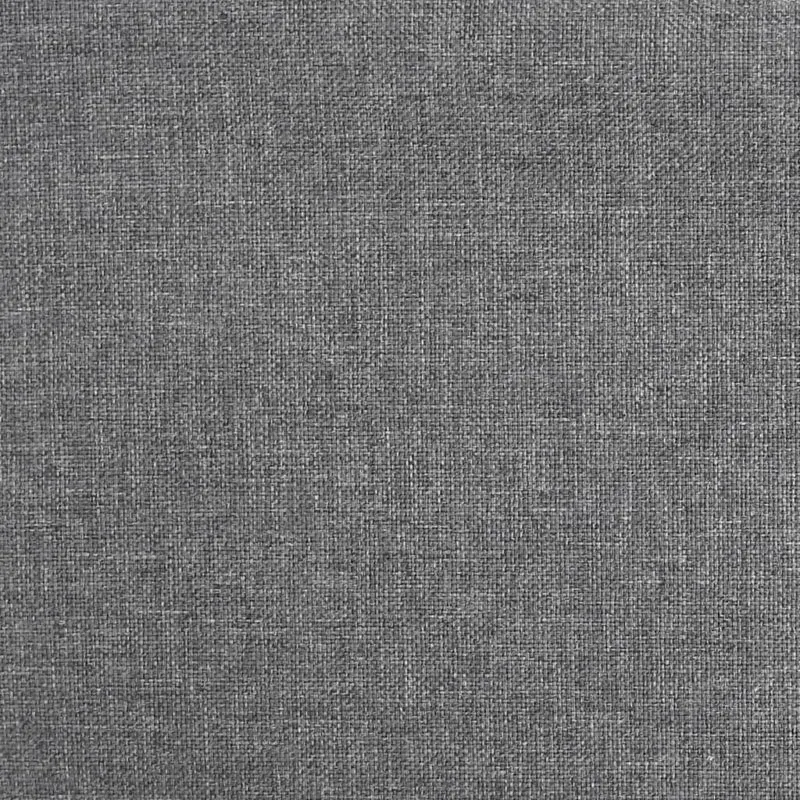 Lot de 2 tabourets de bar chaises hautes avec dossier et accoudoirs en tissu gris clair et acier DEC029679